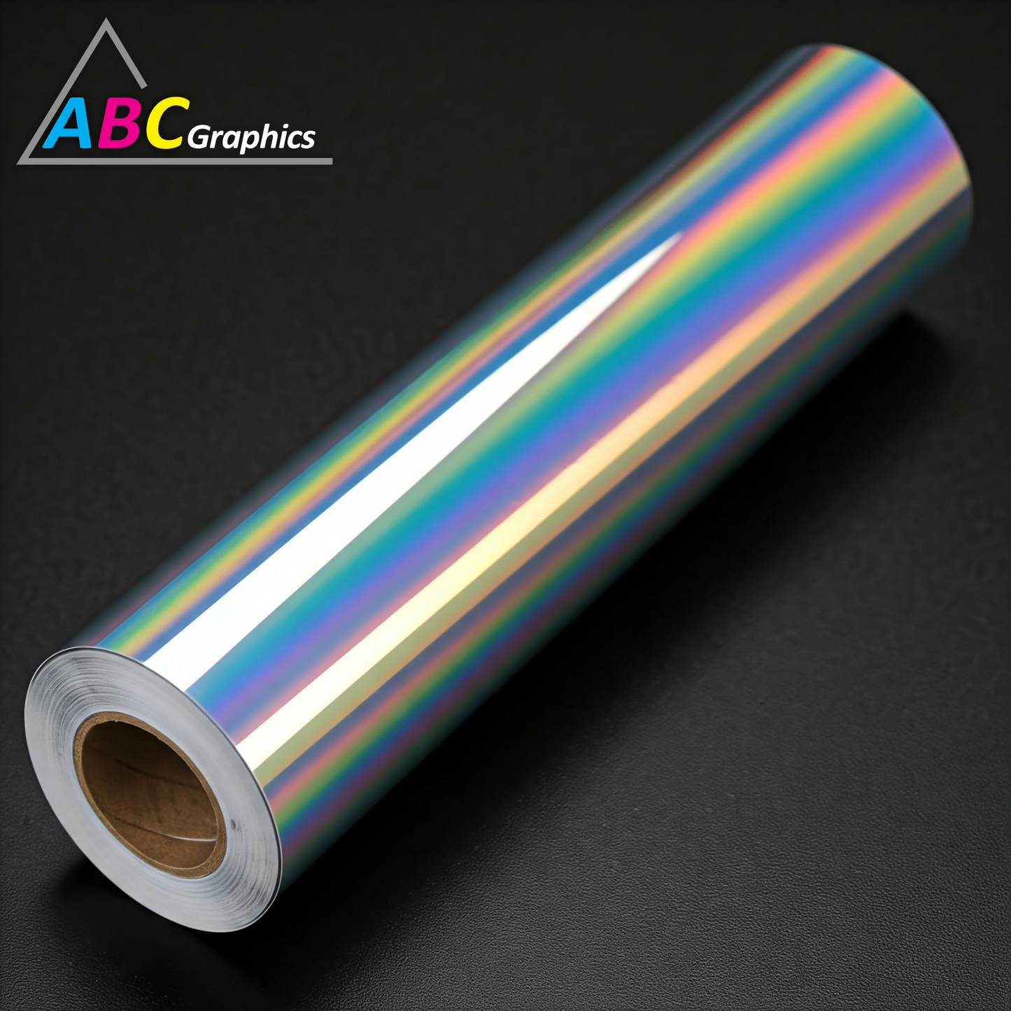 ABC Graphics | Holographic PVC Vinyl with Permanent Adhesive - 38" x 100' (PRISM-H)