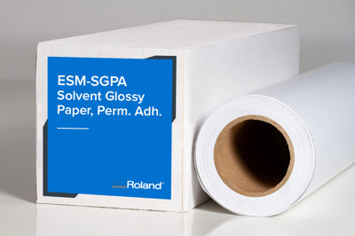 Roland: ESM-SGPA Solvent Glossy Paper w/ Adhesive (135 gsm)