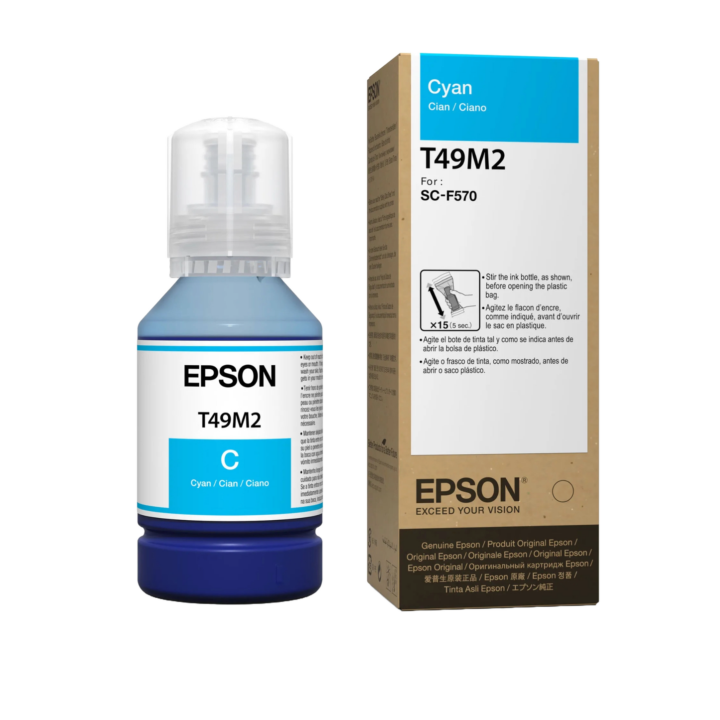 Epson T49M Ink Bottles – 140mL Capacity