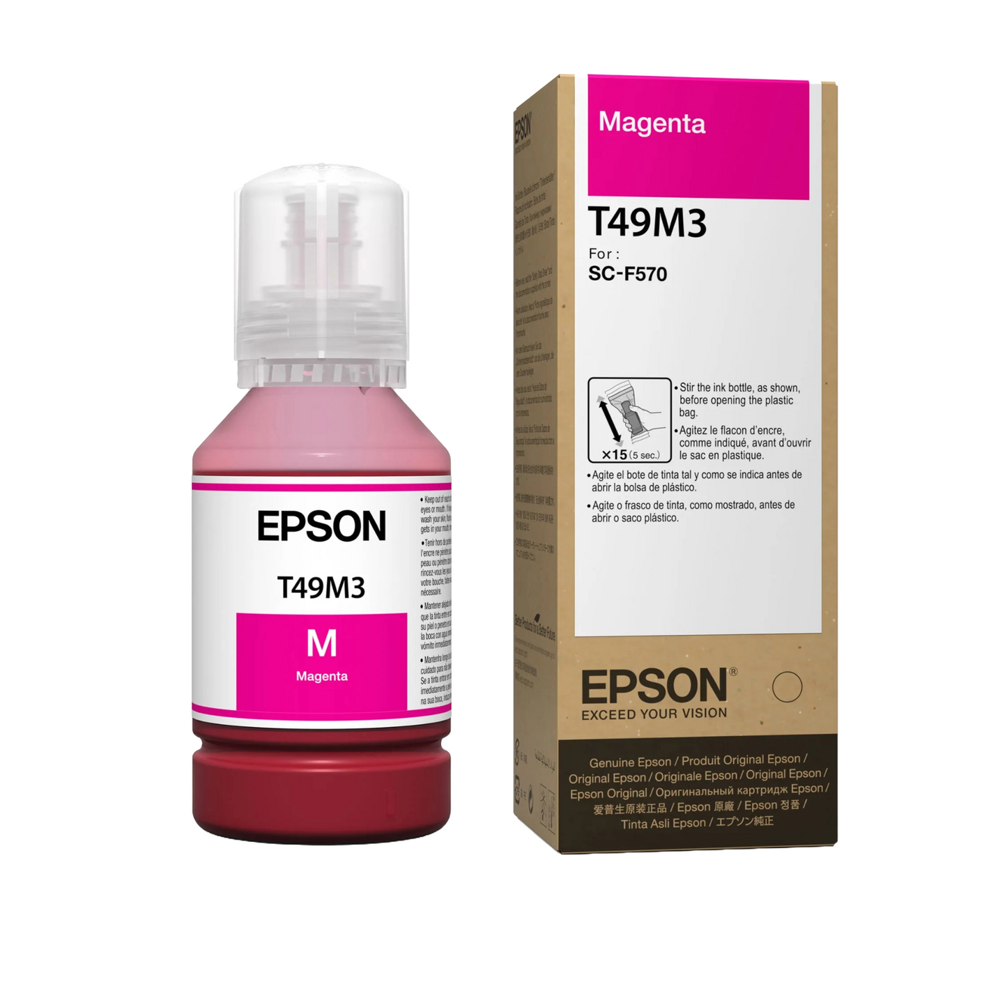 Epson T49M Ink Bottles – 140mL Capacity