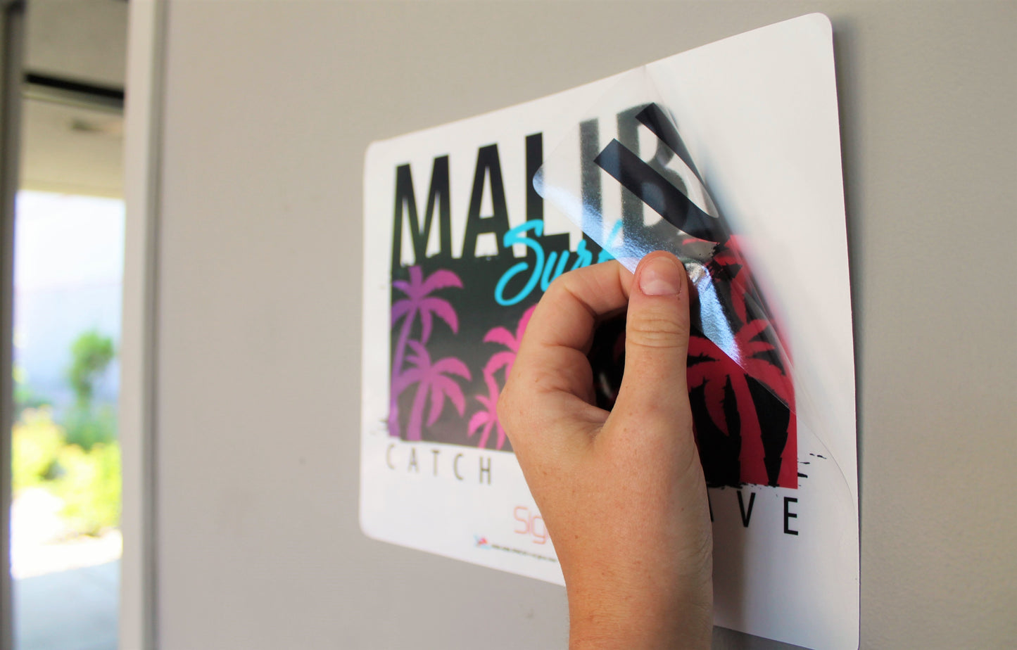 Nekoosa: Sign-Ad® vinyl with a moderate-tack adhesive