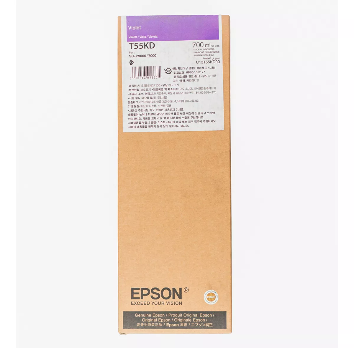 Epson T55K UltraChrome HD / HDX Inks (700 ML)