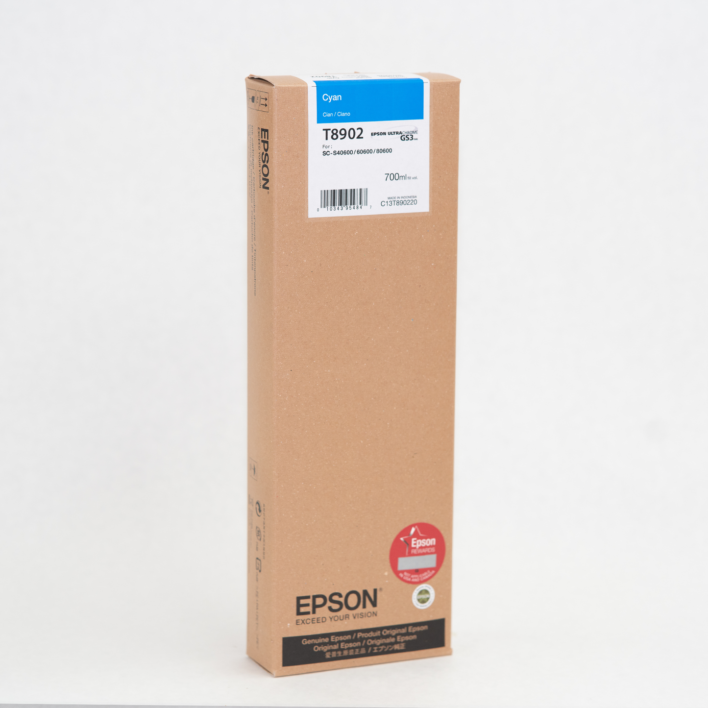 Epson T890 UltraChrome GS3 Ink Cartridges (700 ML)