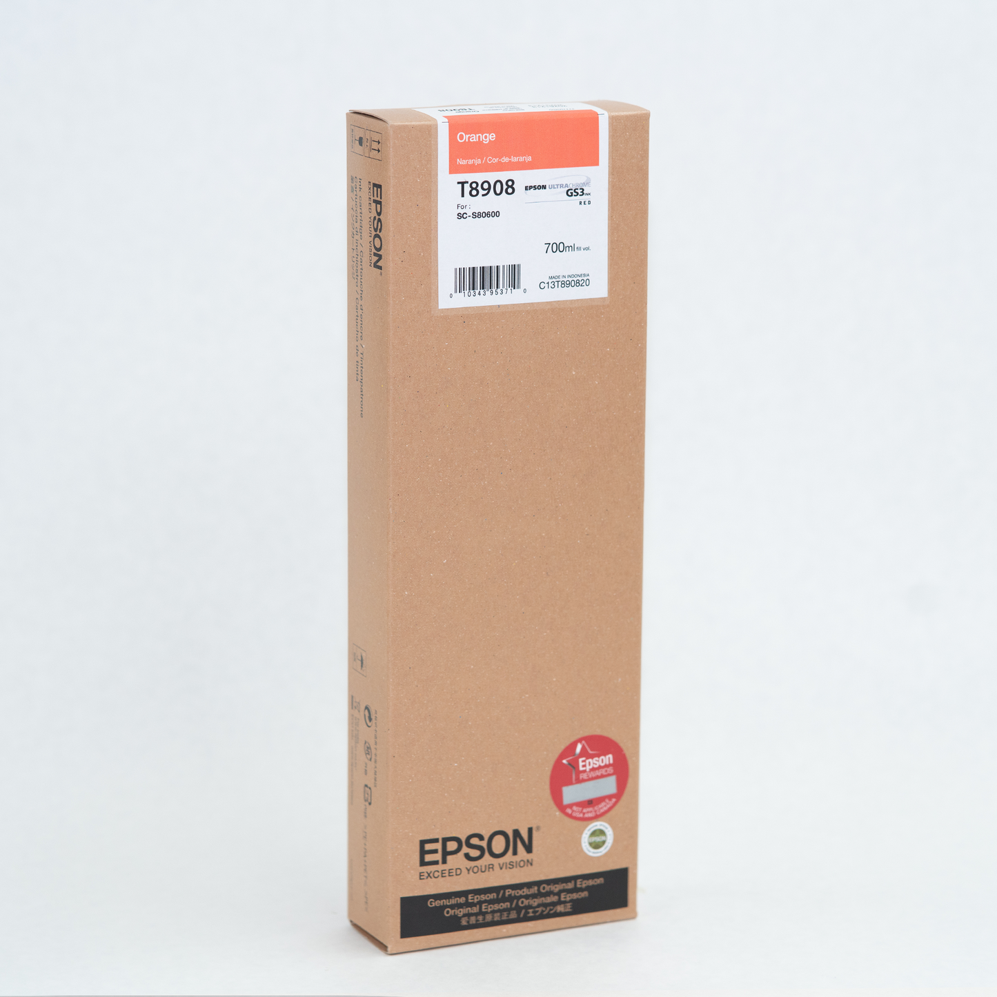 Epson T890 UltraChrome GS3 Ink Cartridges (700 ML)