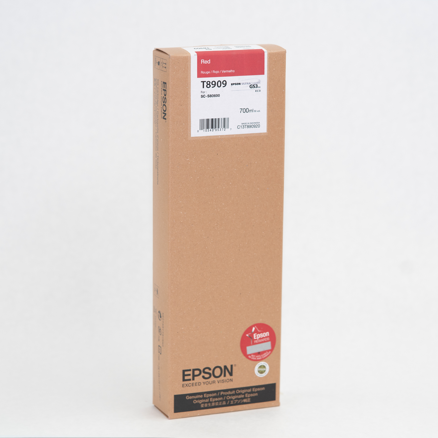 Epson T890 UltraChrome GS3 Ink Cartridges (700 ML)
