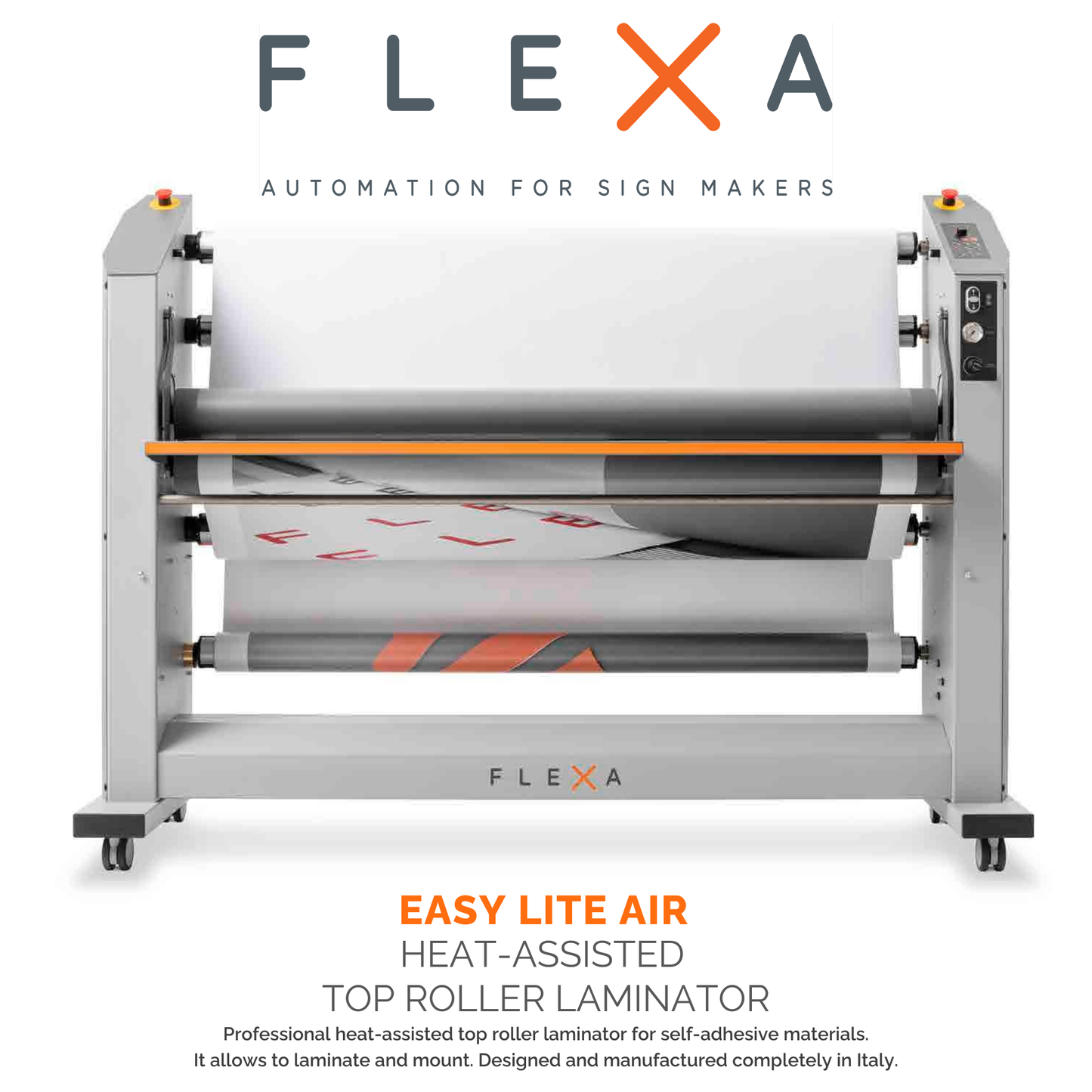 Flexa Easy Lite Air Heat-Assisted Top Roller Laminator (GM-CWT-FLX_AIR)