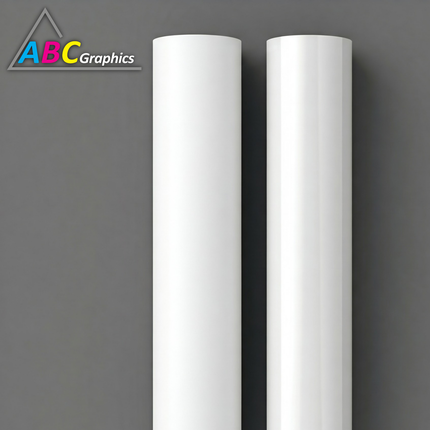 ABC Graphics | 4.5mil Premium Vinyl - Permanent & Removable Adhesive Options, Gloss & Matte Finishes (VGBF/VMBF/VSGV/VSMV)