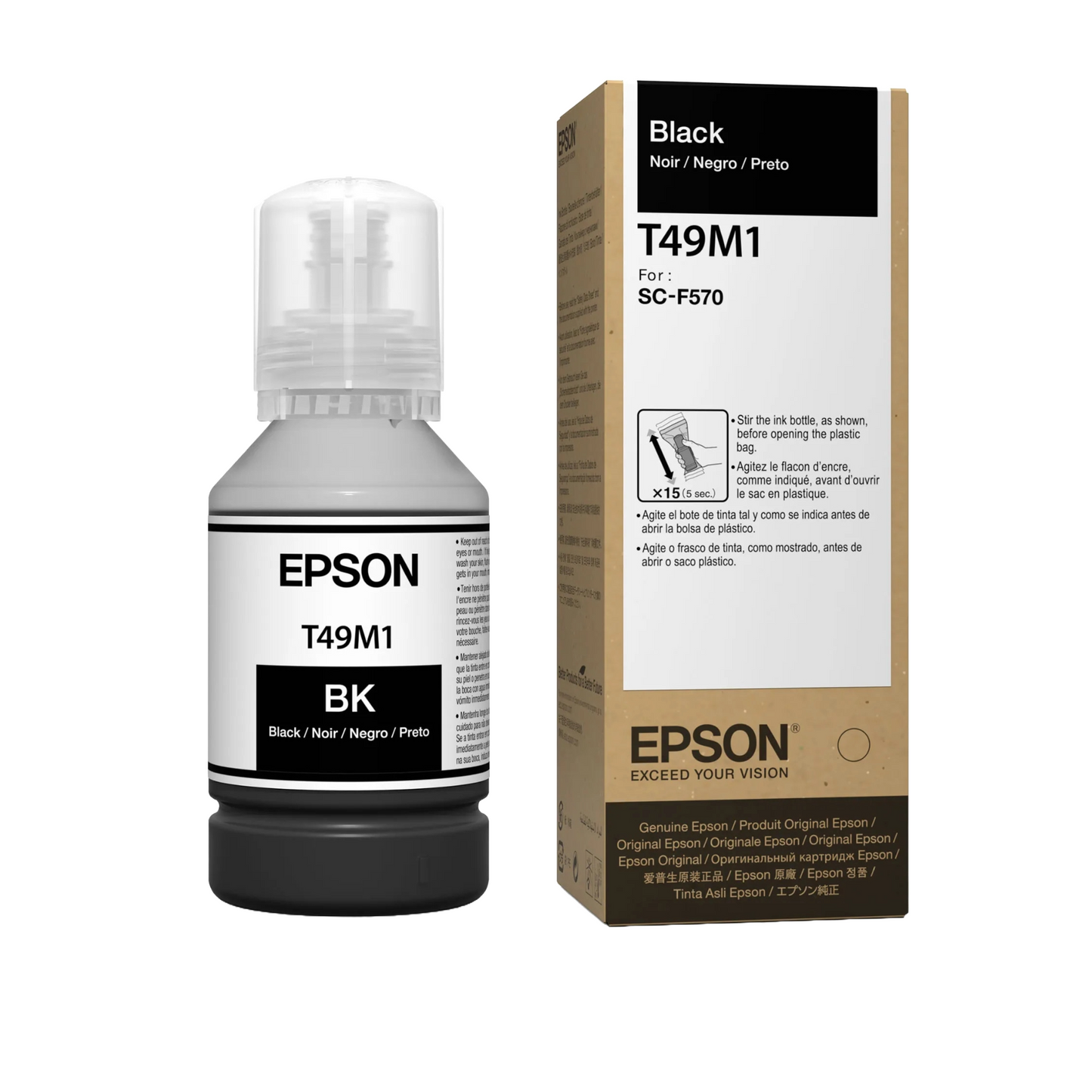 Epson T49M Ink Bottles – 140mL Capacity
