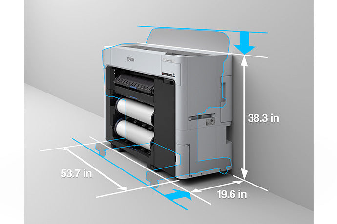Epson SureColor T3770DE 24-Inch Large-Format Dual-Roll CAD/Technical Printer (SCT3770DE)