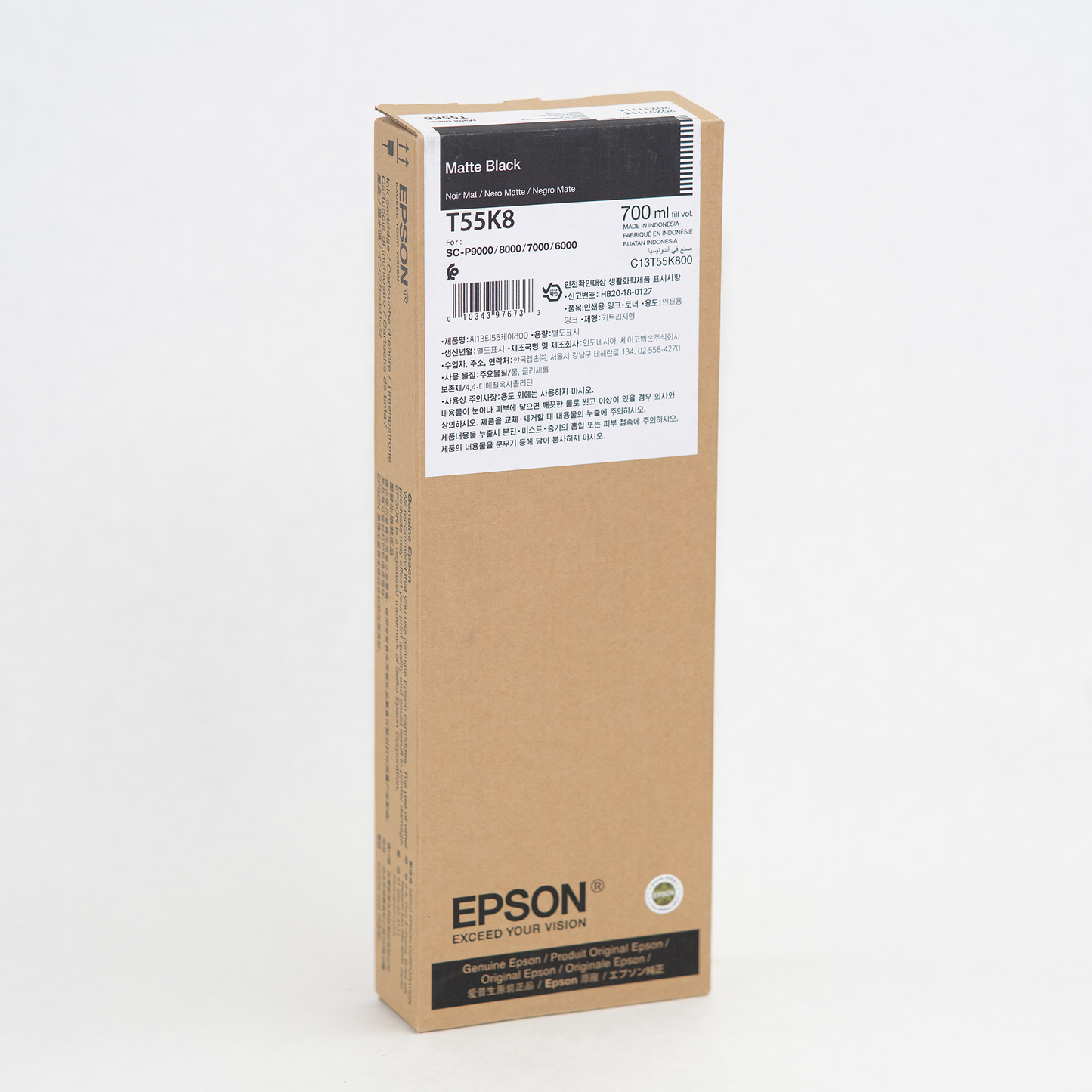 Epson T55K UltraChrome HD / HDX Inks (700 ML)