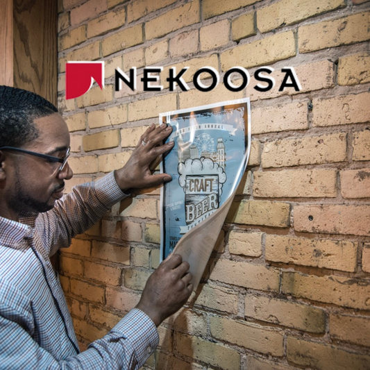Nekoosa: ClingZ® Adhesive-free, Electrically charged
